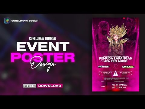 DESAIN PAMFLET SOUND SYSTEM HOREG | CORELDRAW