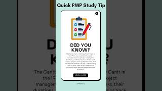Quick PMP Study Tip #PMPFocus #GanttChart #PMPBundle #PMPLearning #StudySmarter