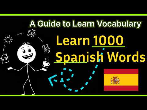 Learning 1,000 Spanish words is easy, Actually!