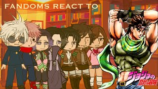||🔥Fandoms React to Joseph Joestar⭐️||1/8|| 2X SPEED|| Read Desc