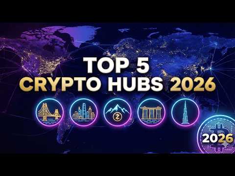 Top 5 Crypto Hubs in the World | Zug, Dubai, Singapore & More