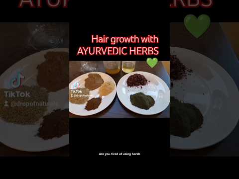 Restore your Edges with simple HERBS. IT WORKS #hairremedy #ayurveda #haircare #naturalhaircare