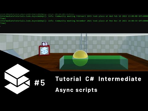 Stride tutorial | C# intermediate #5 | Async scripts