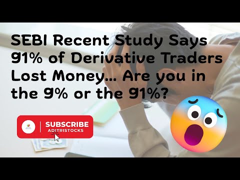 Today's market news, What SEBI Recent Study Says? 91% Traders Lost Money! ( DONT MISS )
