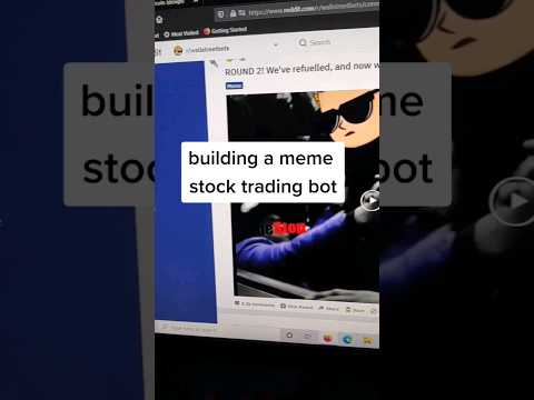 Meme stock trading bot 😬 #memestocks #algotrading #tradingbot