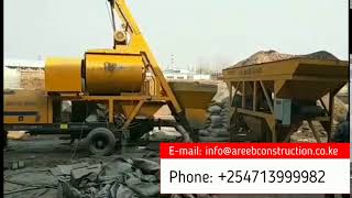 AREEB CONSTRUCTION KENYA - On site concrete mixing and pumping