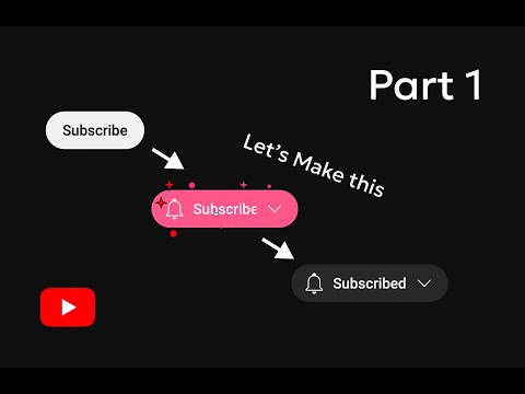 Creating the YouTube Subscribe Button, HTML & CSS: Part 1