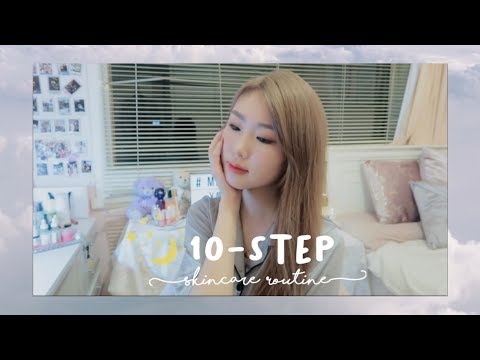 10 STEP KOREAN SKINCARE ROUTINE night ver. 🌙 스킨케어 루틴