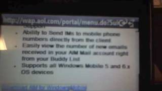 Samsung Code - Howto Install AIM (AOL Instant Messenger)