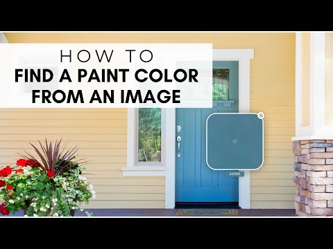 How to Find a Paint Color from an Image