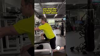 This Row Variation is 🔥 #backexercise #singlearmrow #backworkout #workouttutorial #gymbeginner