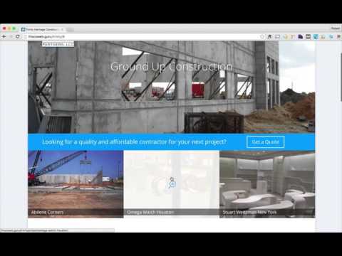 Trinity Heritage Construction Website Development Update January 7th