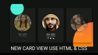 Card Design Using HTML and CSS: Modern CSS Tutorial with Hover Effects (2024)