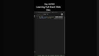 Day 44/100 Days Coding Challenge 👨‍💻 #100daysofcoding #programming#javascript#css#html#code#vscode