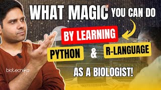 What Magic You Can Do By Learning PYTHON & R Language As A Biologist? #coding #python #biology