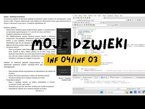 Moje Dźwięki – Aplikacja Konsolowa | INF.04
