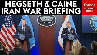 BREAKING NEWS: Hegseth And Caine Hold Pentagon Press Briefing On The Status Of The Iran War