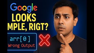 Google DSA interview question!