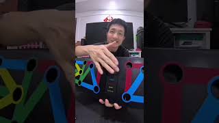Compact Push-Up Trainer With 10-Week Superset Plan & Smart Counter!