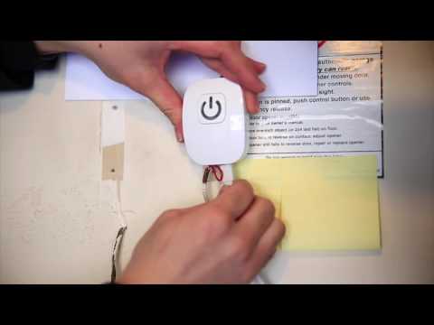 Garage door control system activation