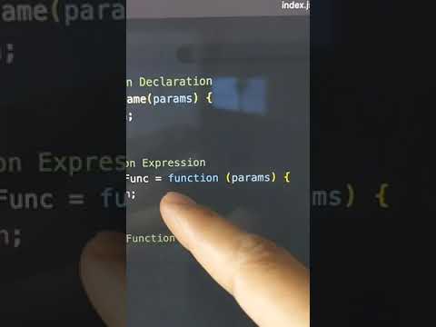 Three Different ways you can write a function in JavaScript #shorts