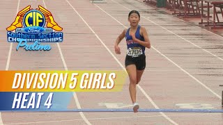 2025 XC - CIF-SS Prelims (Day 1) -  Girls D5 - Heat 4