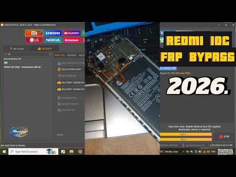 Redmi 10C Frp Bypass 2026 |Remove Google Account | With Unlolck Tool New Method