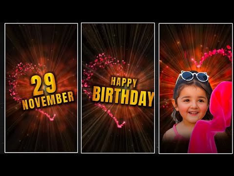 Kids Happy Birthday Video with Song  | Kinemaster Video Editing 