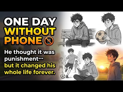 📱❌ One Day Without Phone Changed My Life Forever! 😳✨ | A Powerful Story About Real Happiness 🌅💭