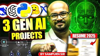 What Is Generative AI | 3 gen AI Project to build a stand out resume