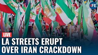 Los Angeles Protest LIVE: Massive Crowd Marches in Los Angeles in Solidarity With Iran Protests