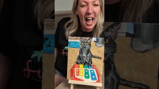 Watch to the end! Leonard picks his favorite. Good times with our Wine and Paint Leonard Night!