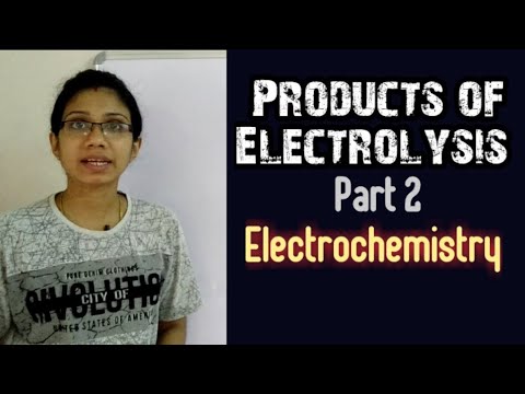 Electrochemistry 3 | Products of Electrolysis Part 2 I Plus two Malayalam