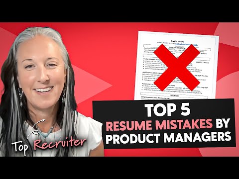 Product manager RESUMES: most common mistakes
