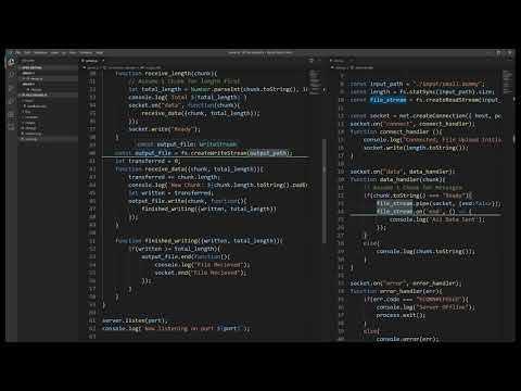 Sockets 10: File Upload (Version 1)