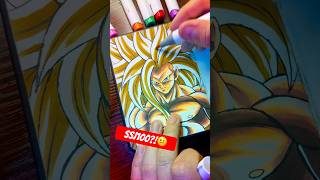 [ASMR] Drawing GOKU SUPER SAIYAN 100??!! (#shorts)