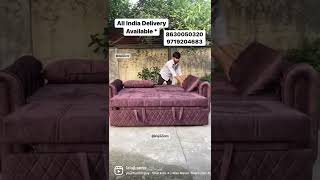 🔥ऐसा 6'x 6' Sofa Cum Bed नही देखा होगा - Amazing space Saver sofa Double Bed 2022 Sofa Bed