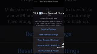 #iphone network error                 Fixing iphone network error #fyp #networkerror