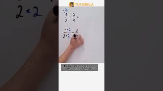 Add Fractions: 1/2 + 2/4 Explained Simply #Math #OperationsWithFractions #AdditionOfFractions