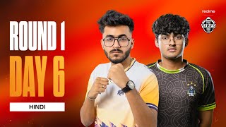 [HINDI] realme BMPS 2025 | Group E & F | Round 1 - Day 6