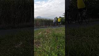 Morning cycling with views of green nature in rural Indonesia #cycling #morning #indonesia #relaxing