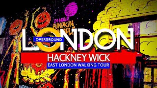 EAST LONDON NIGHT WALK 4K | SECRET HACKNEY WICK BARS | OLYMPIC PARK [3D BINAURAL AUDIO] UK