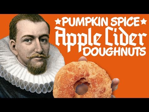 Pumpkin Spice Apple Cider Doughnuts Recipe | Eating Historically