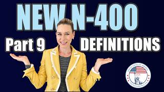 2025 N-400 Part 9 Vocabulary Definitions  | EASY & SIMPLE | US Citizenship Interview