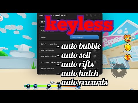 [🔥] Bubble Gum Simulator Infinity Script Auto Bubble, Auto Sell (keyless)