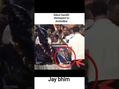 Rahul Gandhi disrespect Ambedkar #congress #bjp #Ambedkar