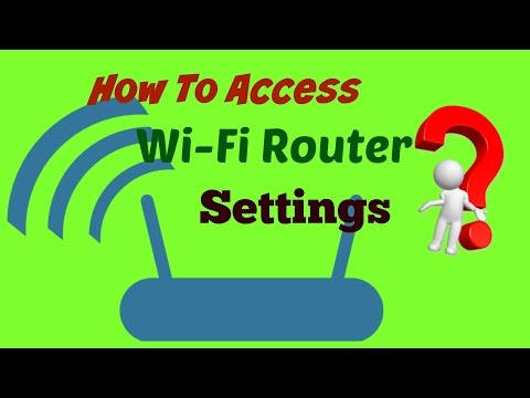 How to access your Wi-Fi Router's settings. Very easy tips --------