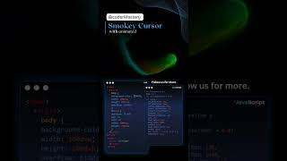 🔥 Your cursor just got a glow-up! Watch this smoky animation in action! 💨💻 #CSSMagic #FrontendFun