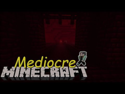 Exploring the Nether and Finding Our First Nether Fortress! | Mediocre Minecraft s03e10