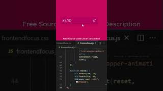 🚀 Send Button Animation | Pure CSS & jQuery Magic ✨ | Smooth UI Effect #shorts